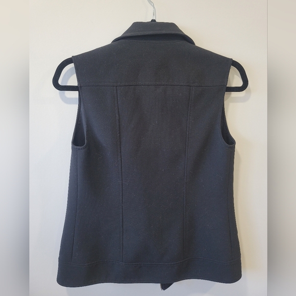 Danier Black Utility Vest - Size 3XS (fits XS) - Picture 4 of 7